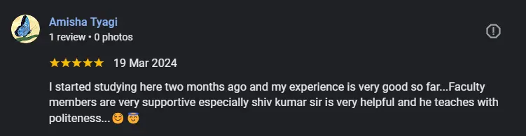 lbsti Shastri nagar Review 4